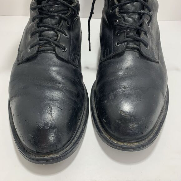 Vtg 1992 Wolverine World Wide Steel Toe Black Leather Combat Boots 11.5 Bilrite - Picture 5 of 16